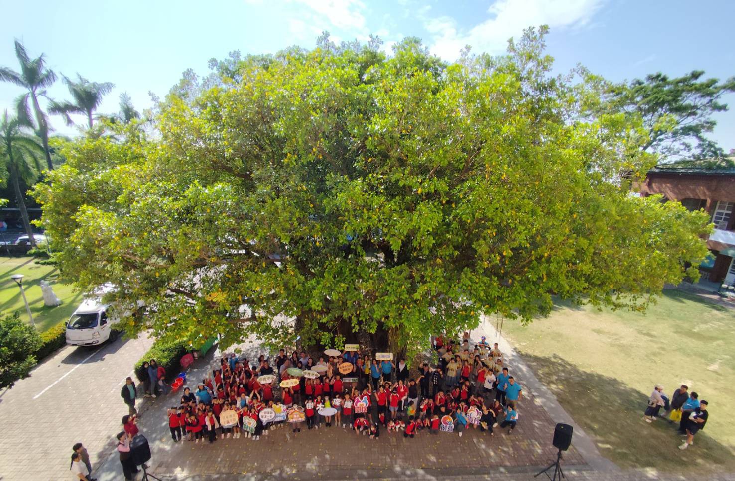 百年中路國小大榕樹獲列「受保護樹木」 農業局與師生歡度校慶溫馨揭牌 百年中路國小大榕樹獲列「受保護樹木」 農業局與師生歡度校慶溫馨揭牌