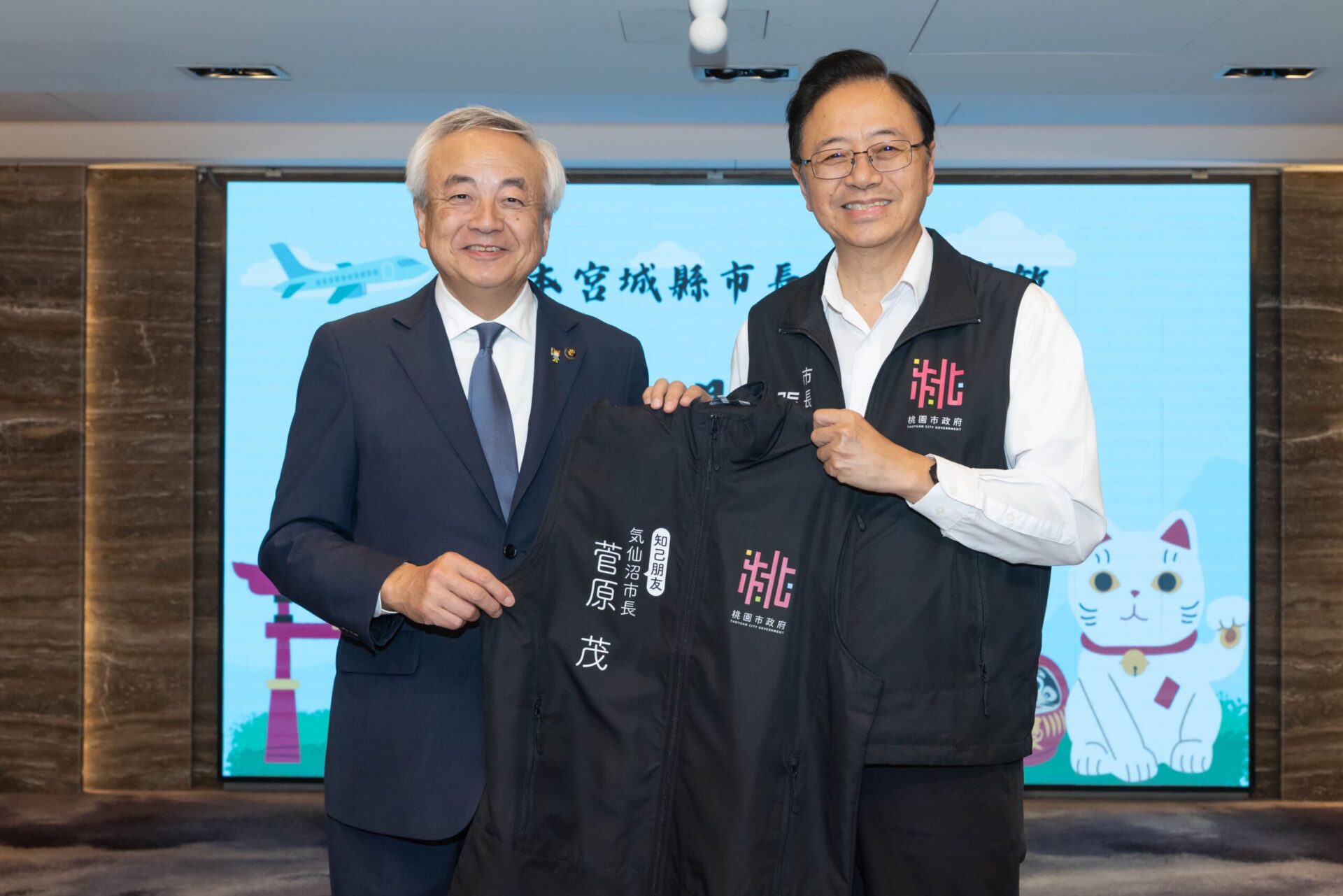 張善政與日本宮城縣市長會訪問團交流 菅原茂:感謝台人在311地震伸出援手 張善政與日本宮城縣市長會訪問團交流 菅原茂:感謝台人在311地震伸出援手