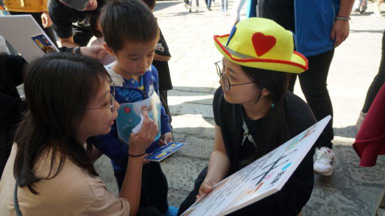 幼幼出任務大成功! 北埔老街湧現「小小安全大使」熱潮 幼幼出任務大成功! 北埔老街湧現「小小安全大使」熱潮