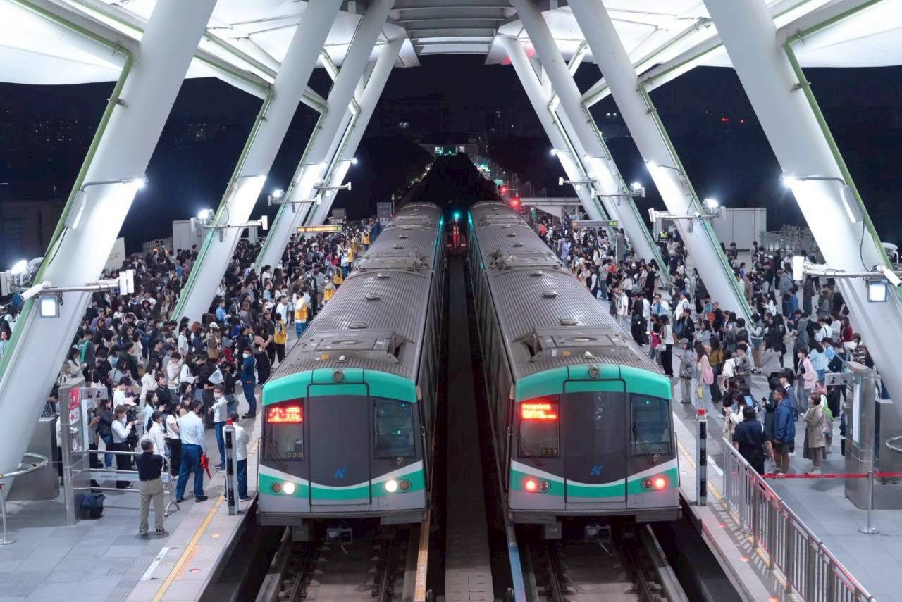 高捷單日運量再創年度新高 高捷單日運量再創年度新高