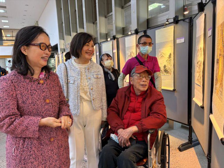 新竹榮家樂齡獻藝 圓夢國畫聯展 新竹榮家樂齡獻藝 圓夢國畫聯展