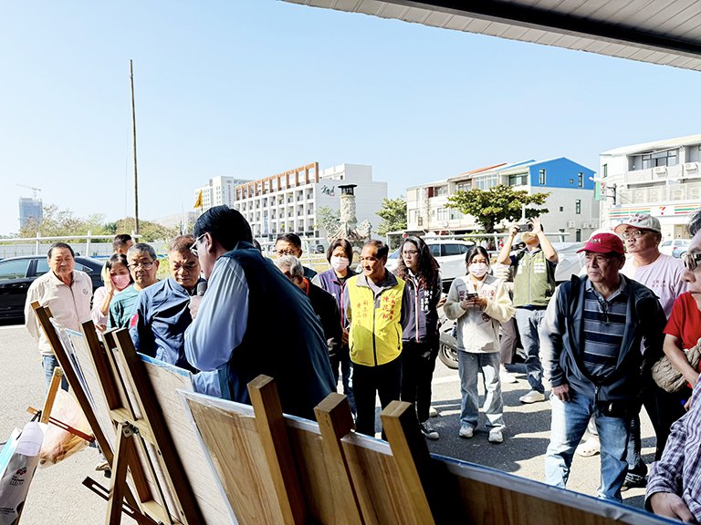 南市議會工務委勘安平大平路　周邊道路新闢工程案