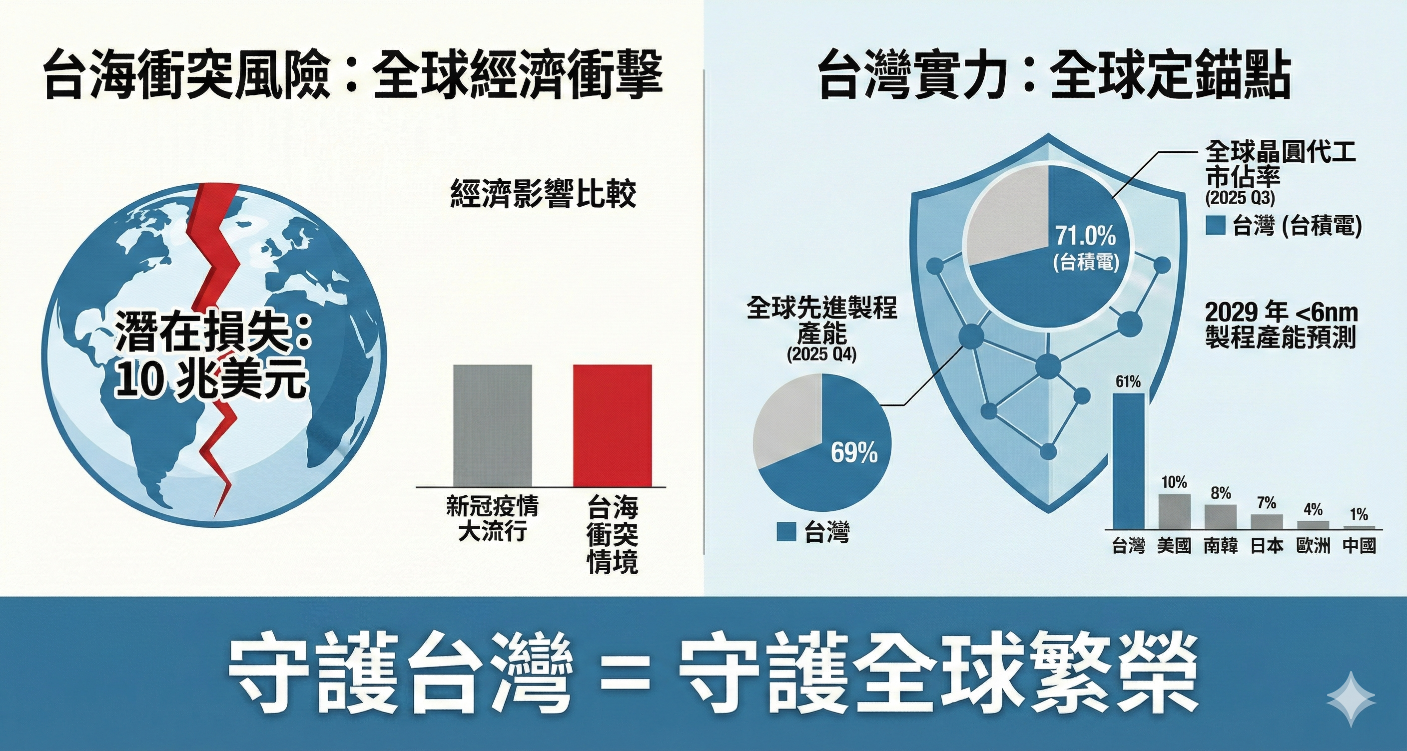 世界離不開台灣：台海和平攸關全球經濟命脈