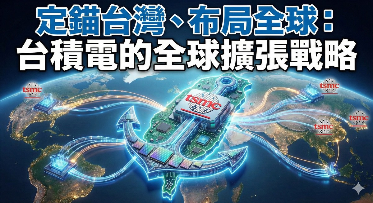 定錨台灣、布局全球：台積電的全球擴張戰略