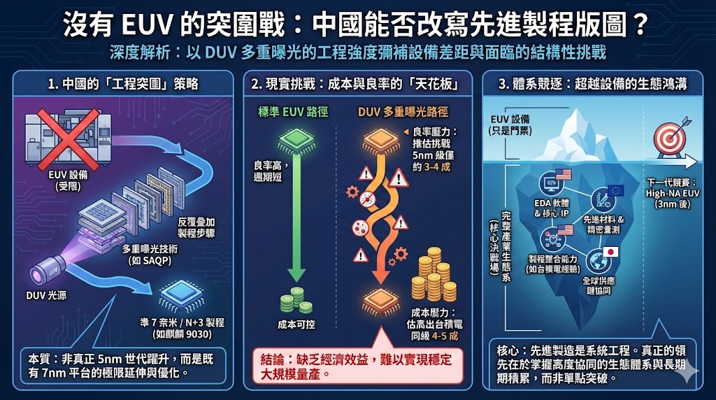 沒有 EUV 的突圍戰：中國能否改寫先進製程版圖？
