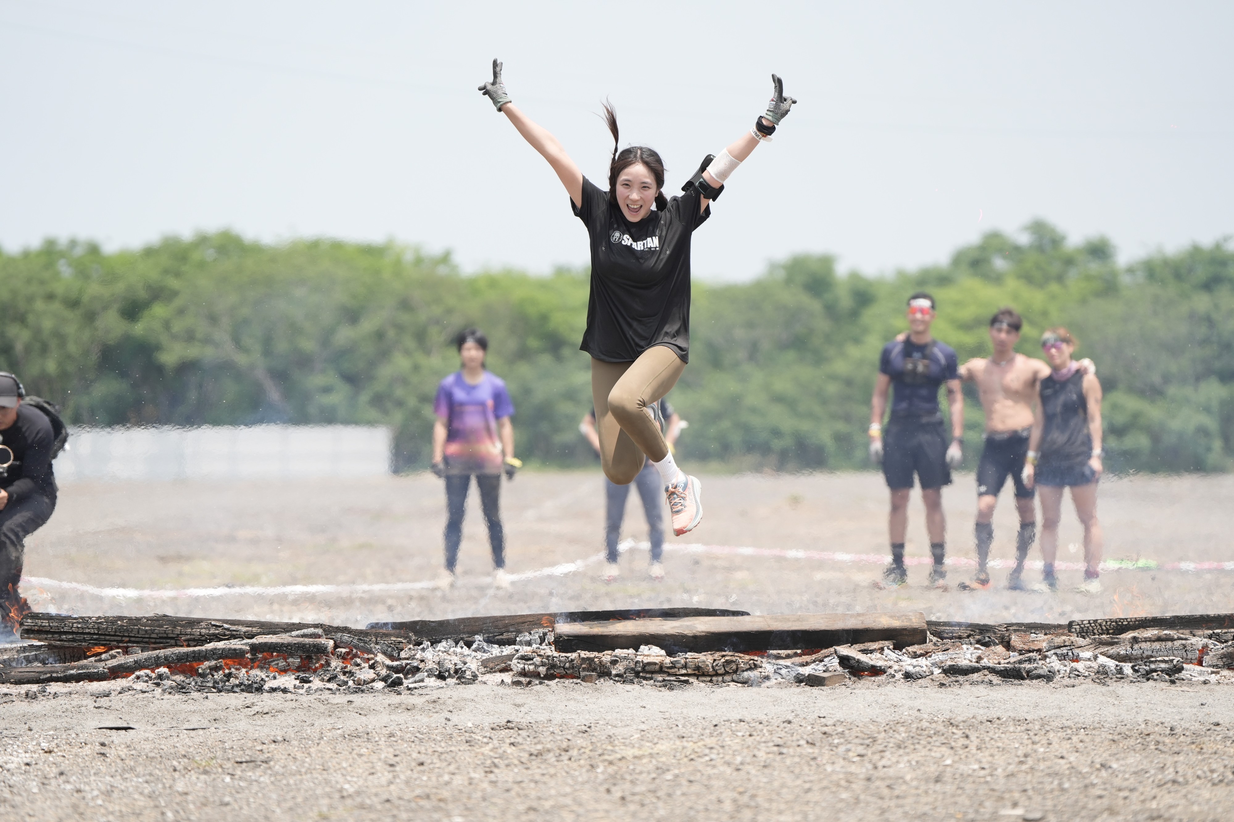斯巴達國際障礙賽十週年台南盛大舉行 梁舒涵 草屯囝仔力挺參賽