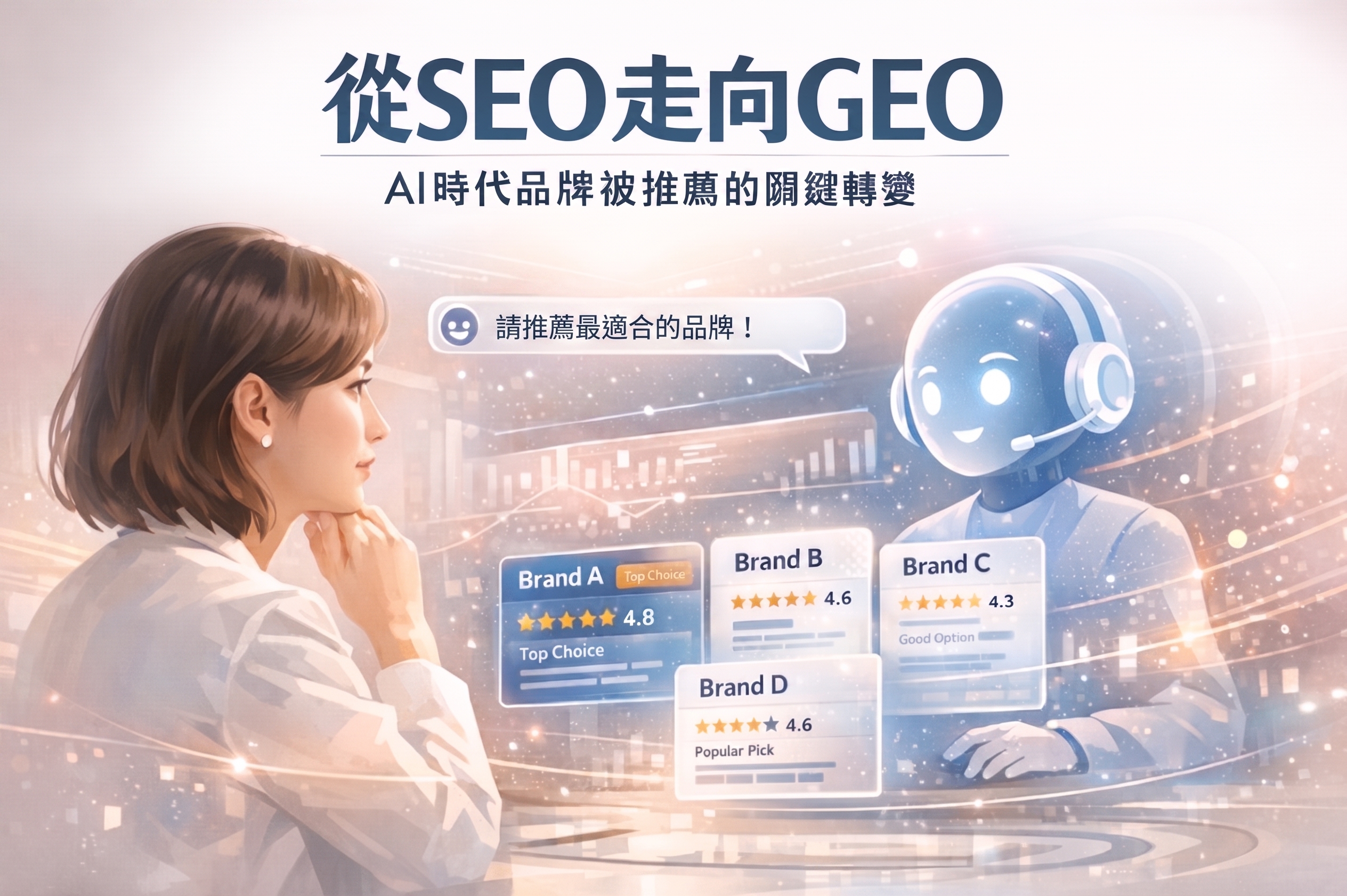 從SEO走向GEO　AI時代品牌被推薦的關鍵轉變