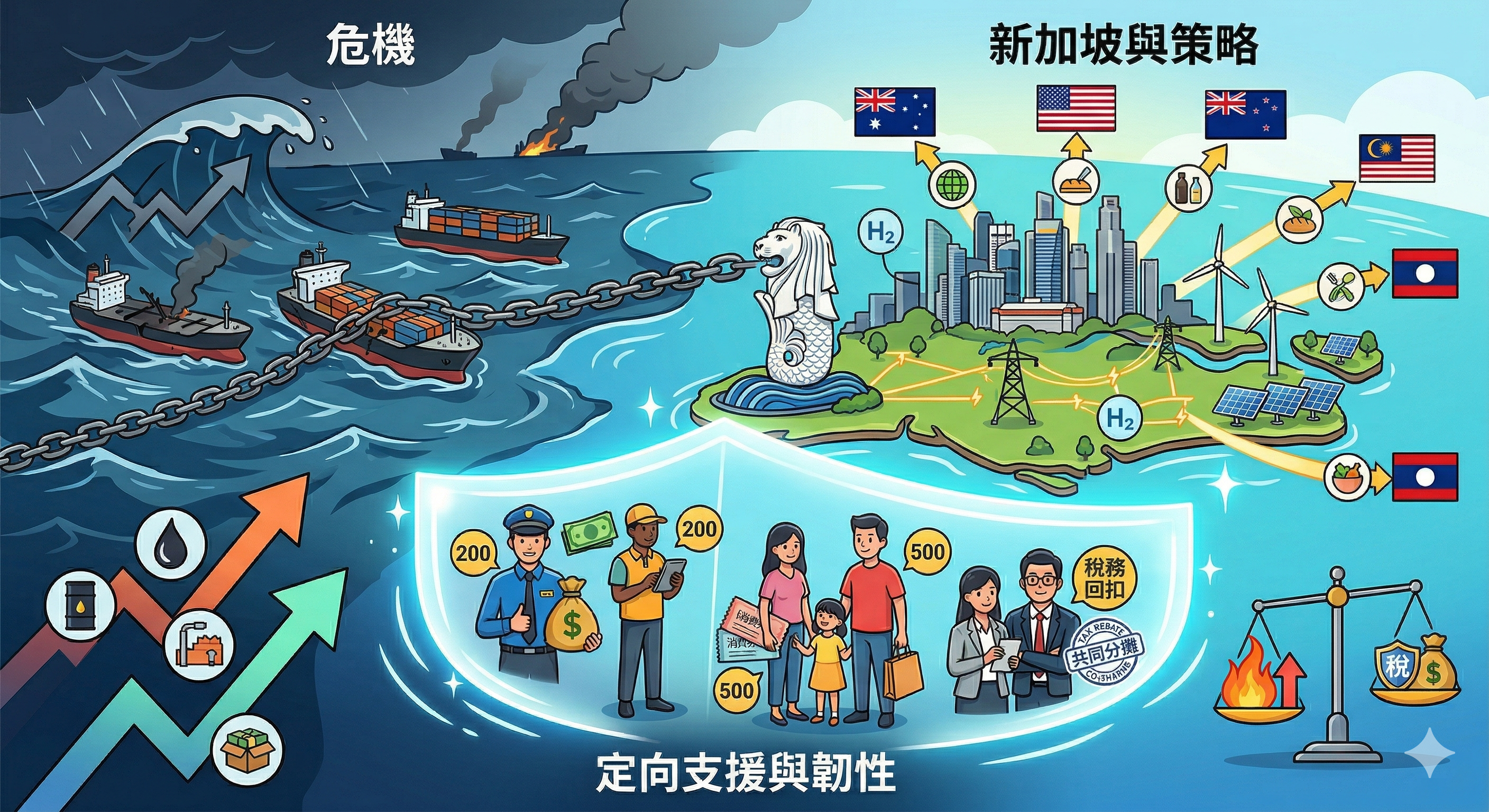 中東戰爭下的新加坡生存戰略與國家韌性考驗 中東戰爭下的新加坡生存戰略與國家韌性考驗