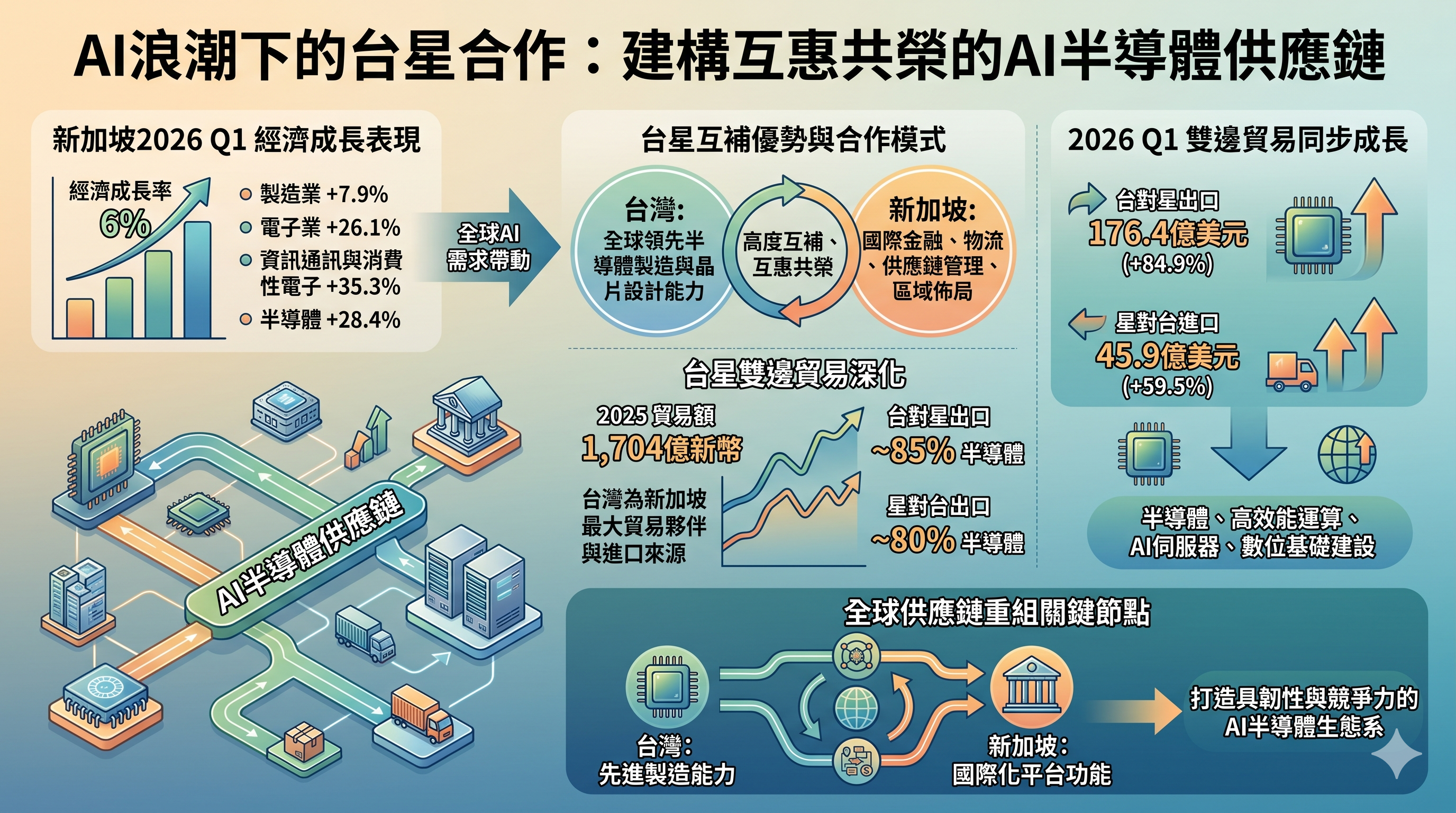 AI浪潮下的台星合作:建構互惠共榮的AI半導體供應鏈 AI浪潮下的台星合作:建構互惠共榮的AI半導體供應鏈